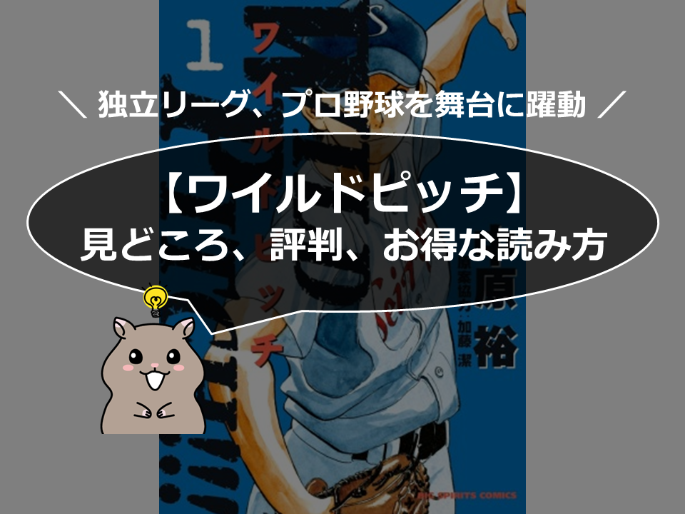 漫画 WILD PITCH!!!(ワイルドピッチ) の最新刊16巻を無料で読む方法 